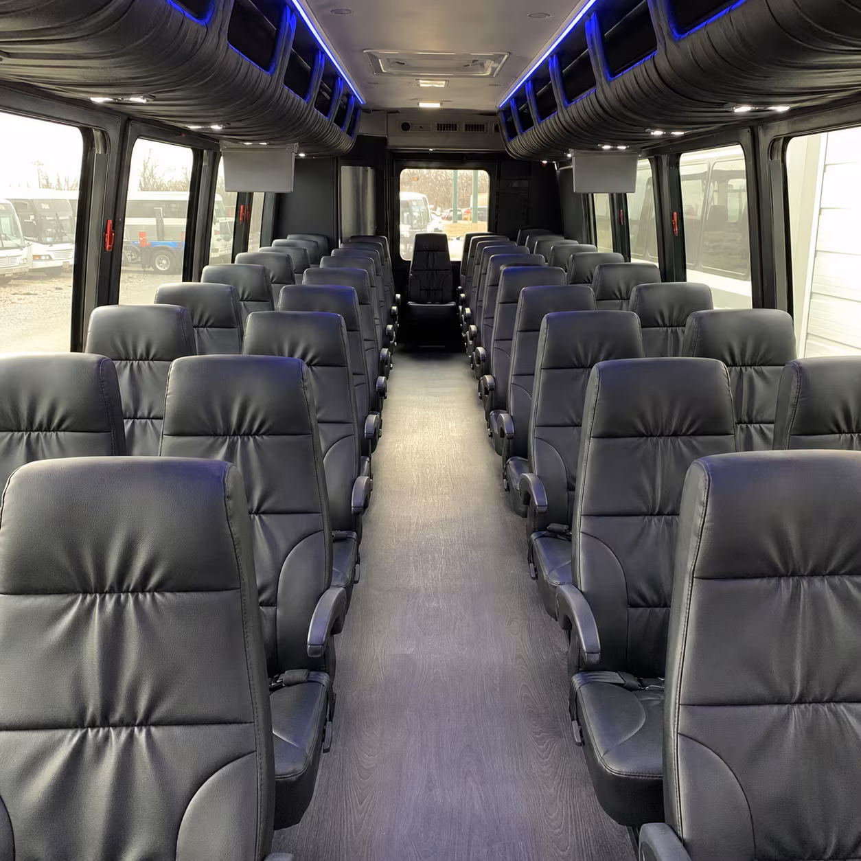 athens private event transportation onboard seating