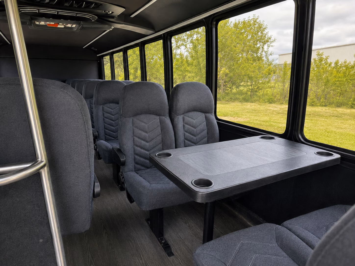 marietta easy employee shuttles with a marietta bus rental