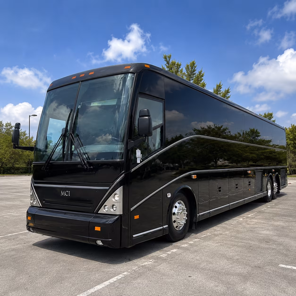 roswell comfortable charter buses for government military personnel