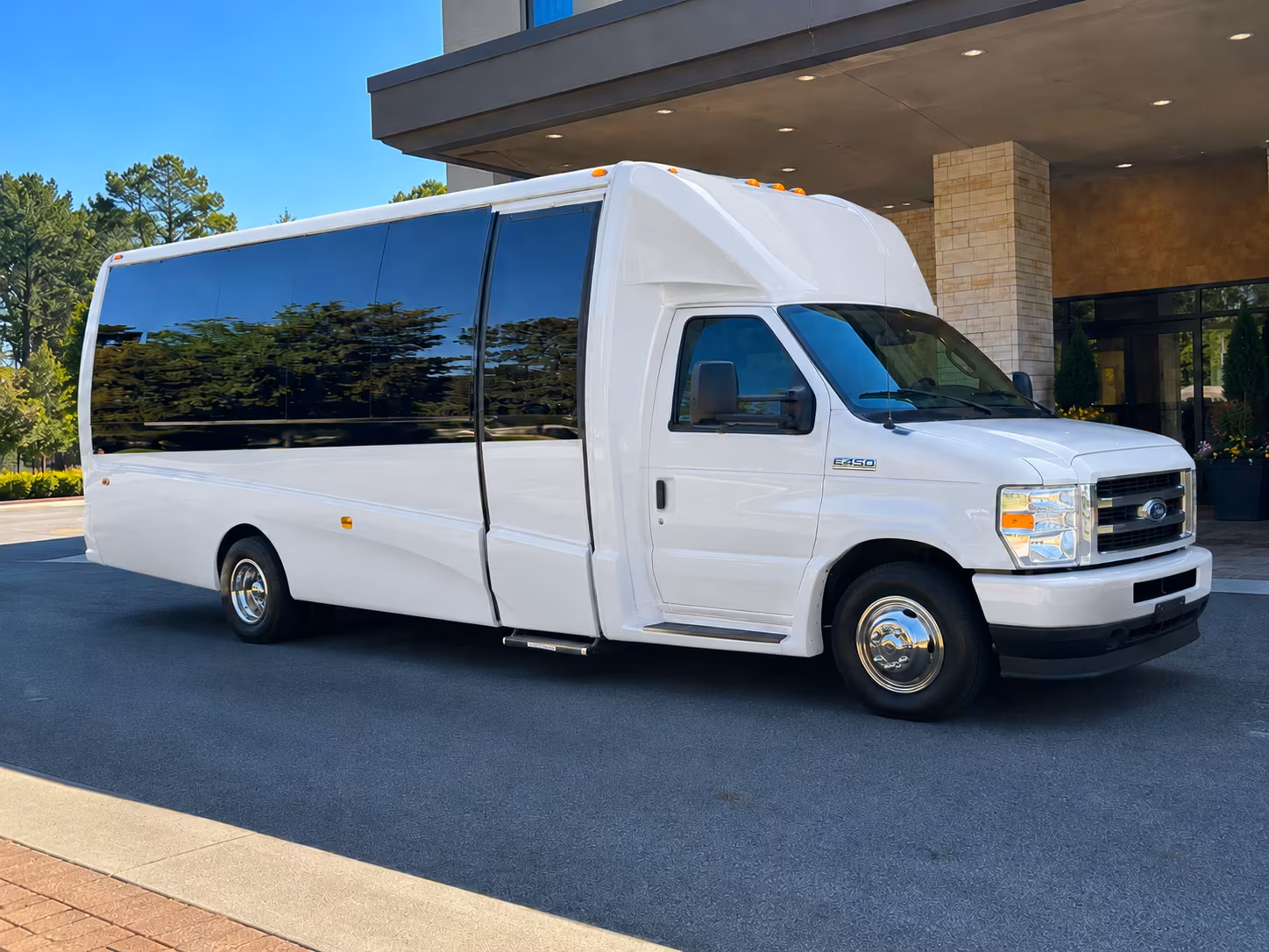 shuttle guests between downtown hotels and your athens wedding venue