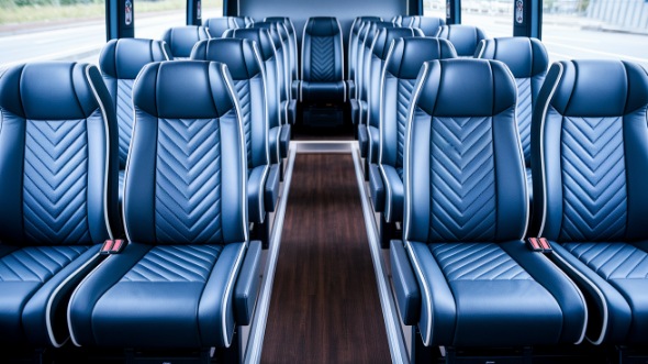 athens 15 passenger minibus inside