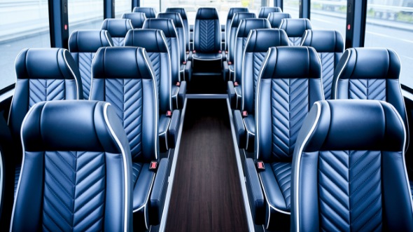 athens 25 passenger minibus inside