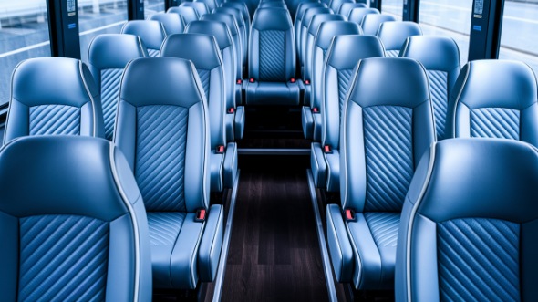 athens 28 passenger minibus inside