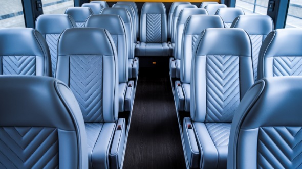 athens 28 passenger minibus interior
