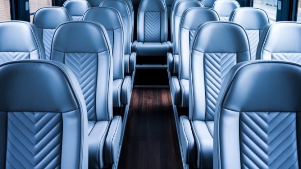 athens 30 passenger minibus interior