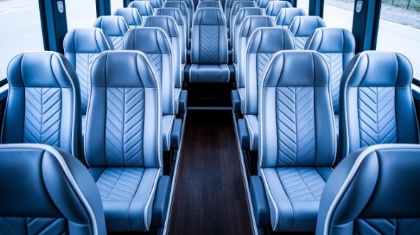 athens 35 passenger minibus inside