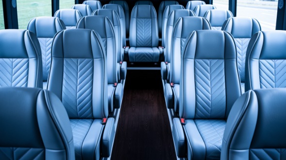 athens 35 passenger minibus interior