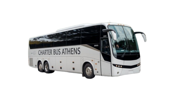 athens charter bus images