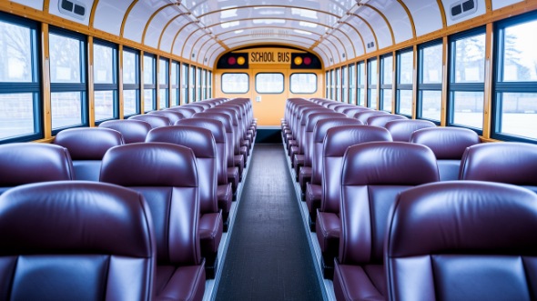athens school bus rental inside