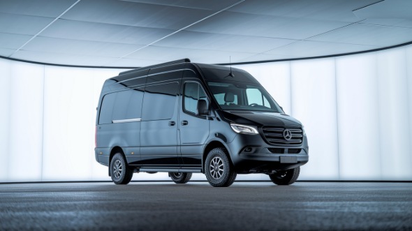 athens sprinter van with driver